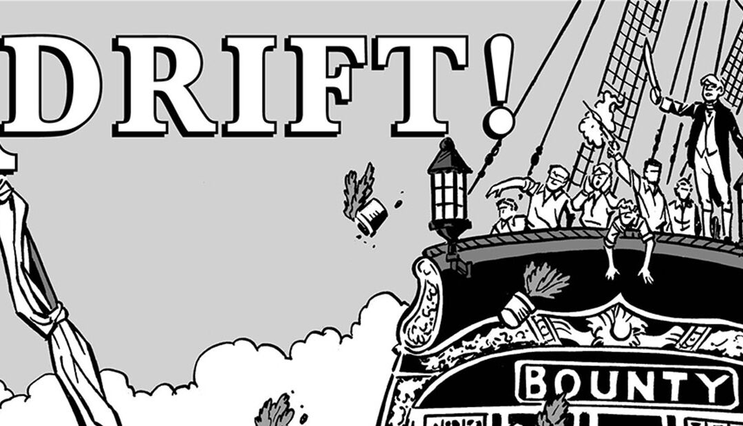 ‘Adrift’ appearing in issue 305 of Viz